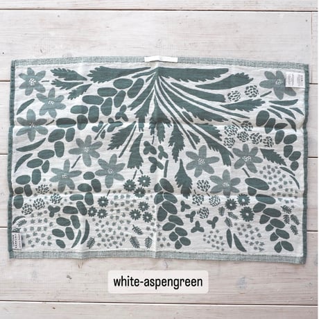 LAPUAN KANKURIT / EUKALYPTUS コットンリネンタオル 48×70cm