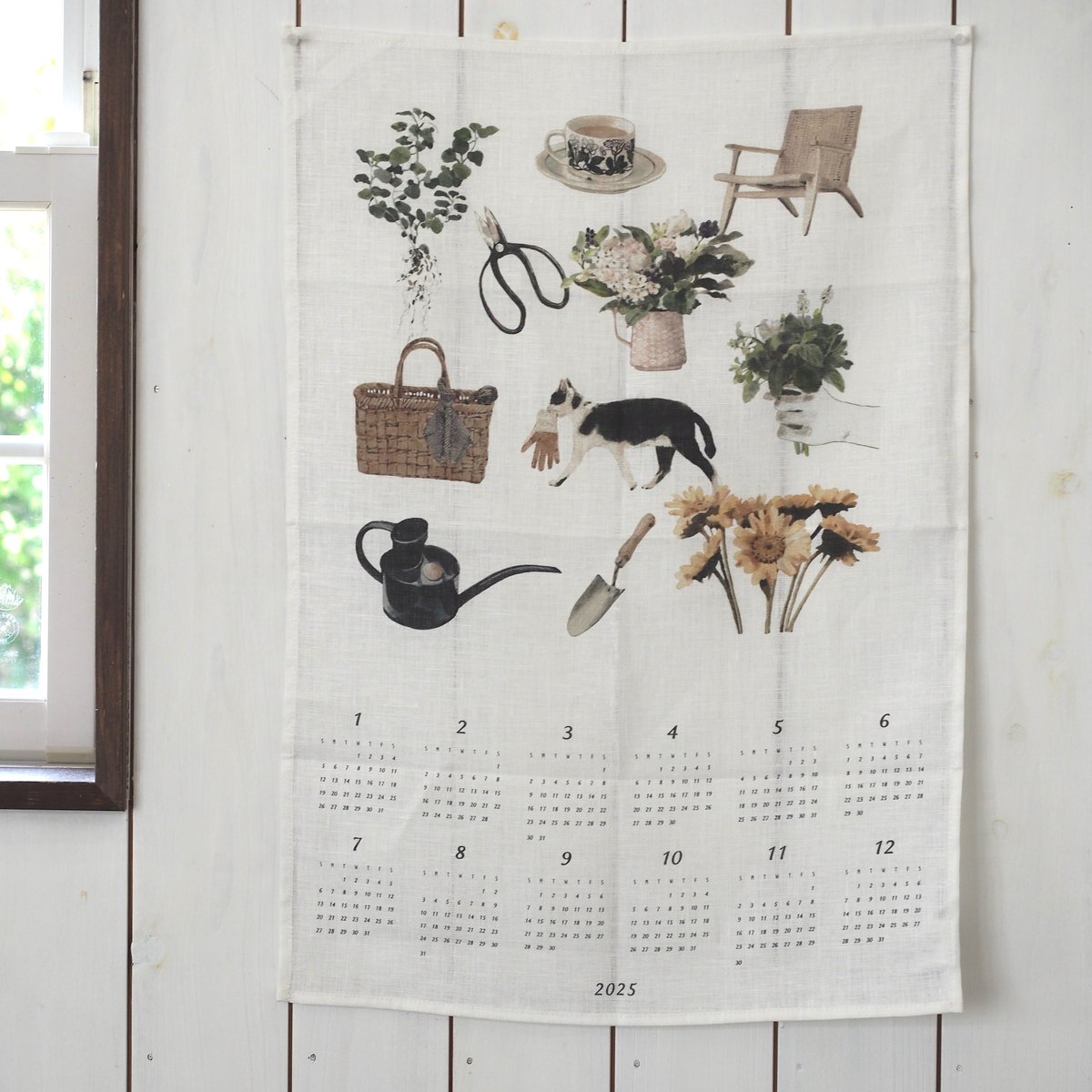 fog リネンカレンダー♡２枚まとめて fog linen work / 2025 リネンカレンダー - 北欧、暮らしの道具店