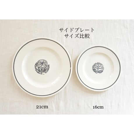 JOHN JULIAN ×鹿児島睦 「NOIR」SIDE PLATE 21cm