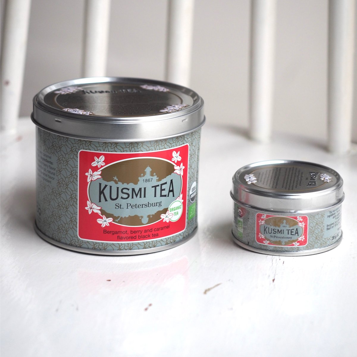 KUSMI TEA ミニ缶トートバッグセット x2 KUSMI TEA ミニ缶トートバッグセット x2 KUSMI TEA ミニ缶トート