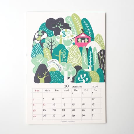 タカミヤユキコ 2026 CALENDAR