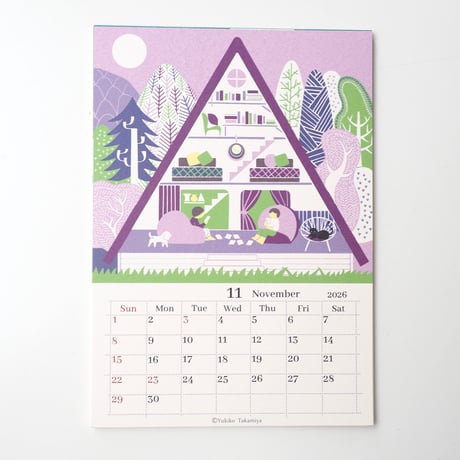 タカミヤユキコ 2026 CALENDAR