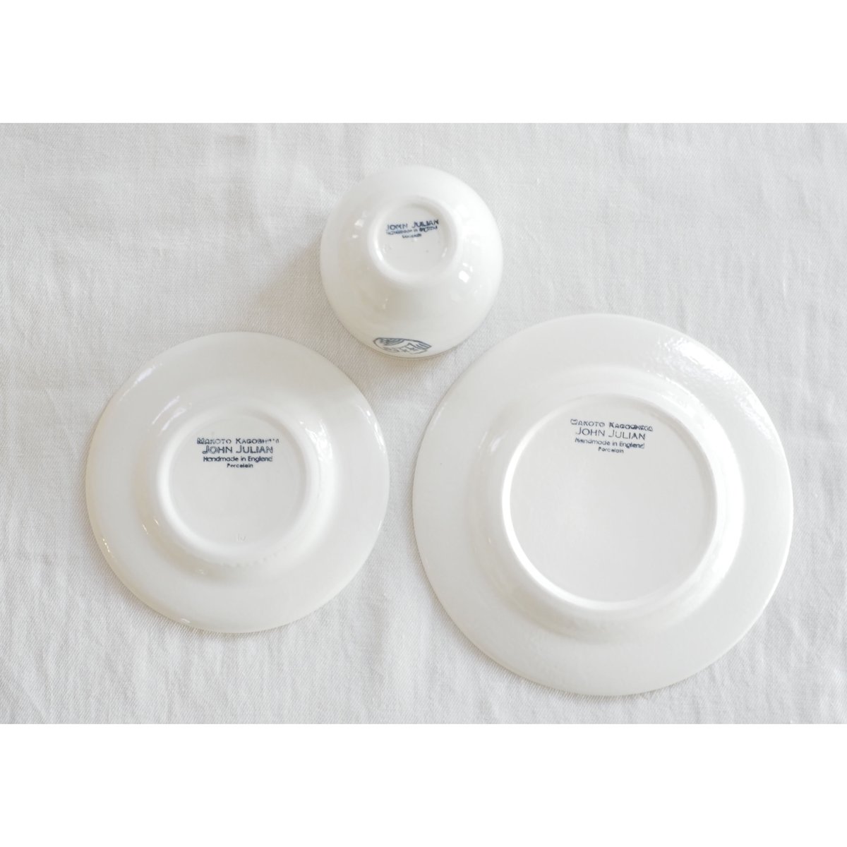 週末お値下げ！鹿児島睦JOHN JULIANライオンとお花のボウル 2個セット fit=