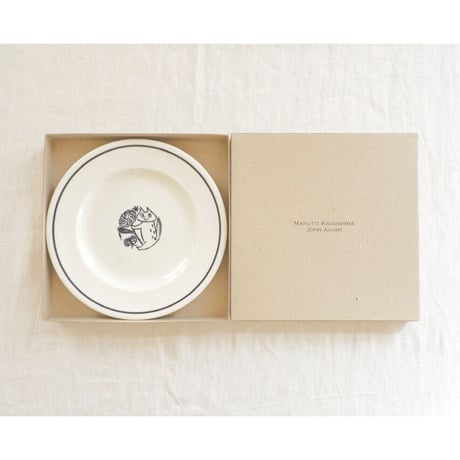 JOHN JULIAN ×鹿児島睦 「NOIR」SIDE PLATE 21cm