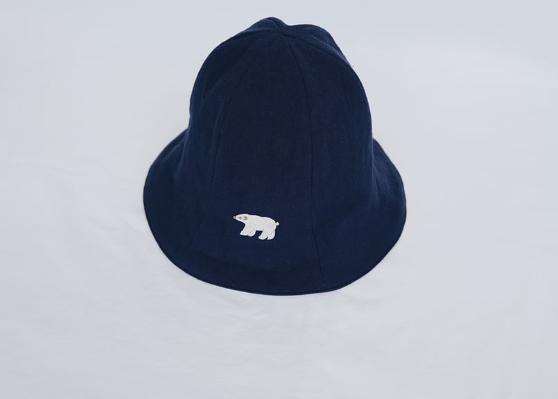 刺繍チューリップハット（しろくま） | ito