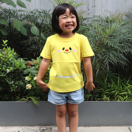 サンサン フェイスTシャツ 半袖