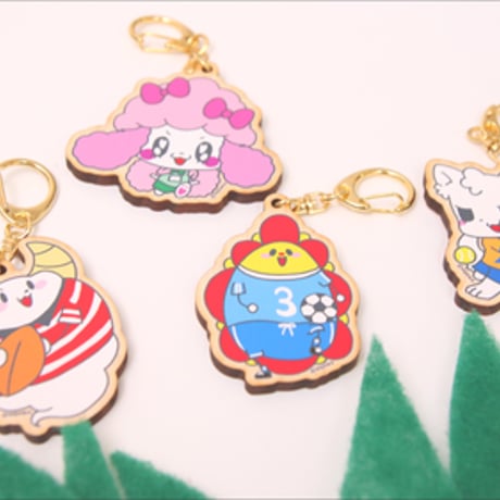 ツクモ ひのきキーホルダー テニスバージョン♪