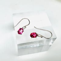 ピンクトパーズのピアス