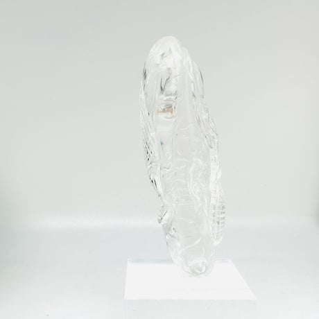 龍彫　水晶　穴あき