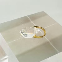 K18オイルインクォーツペンダントトップ