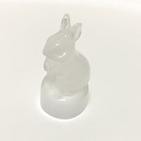 セレナイトうさぎとうさぎカード大小セット