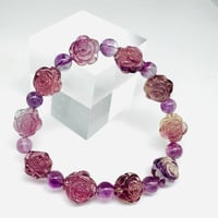 【16cm〜】薔薇彫ブレスレット