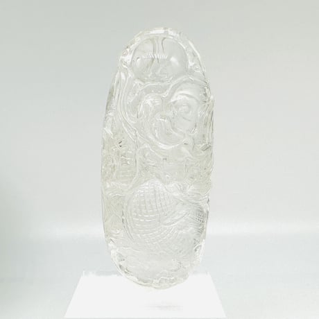 龍彫　水晶　穴あき