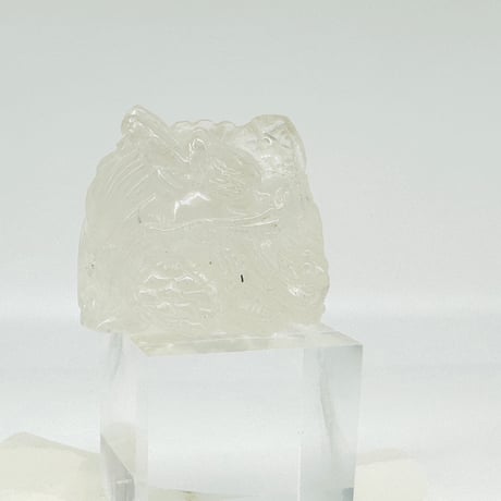 【地震支援金】龍神彫アベンチュリン、水晶