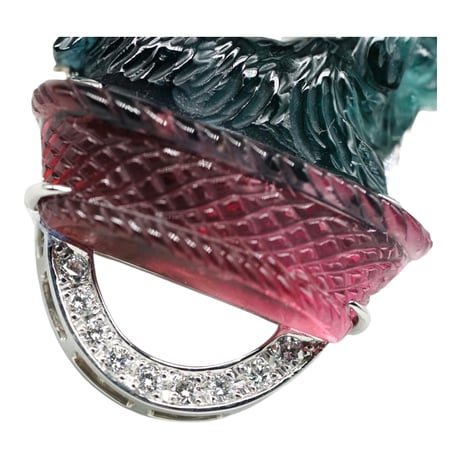 【jewelry】かご入りわんちゃんネックレス