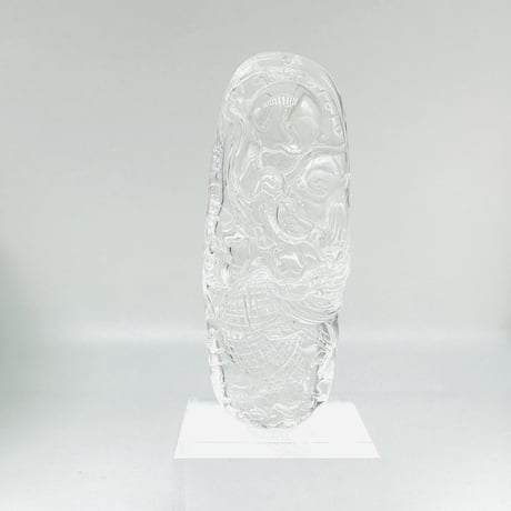 龍彫　水晶　穴あき