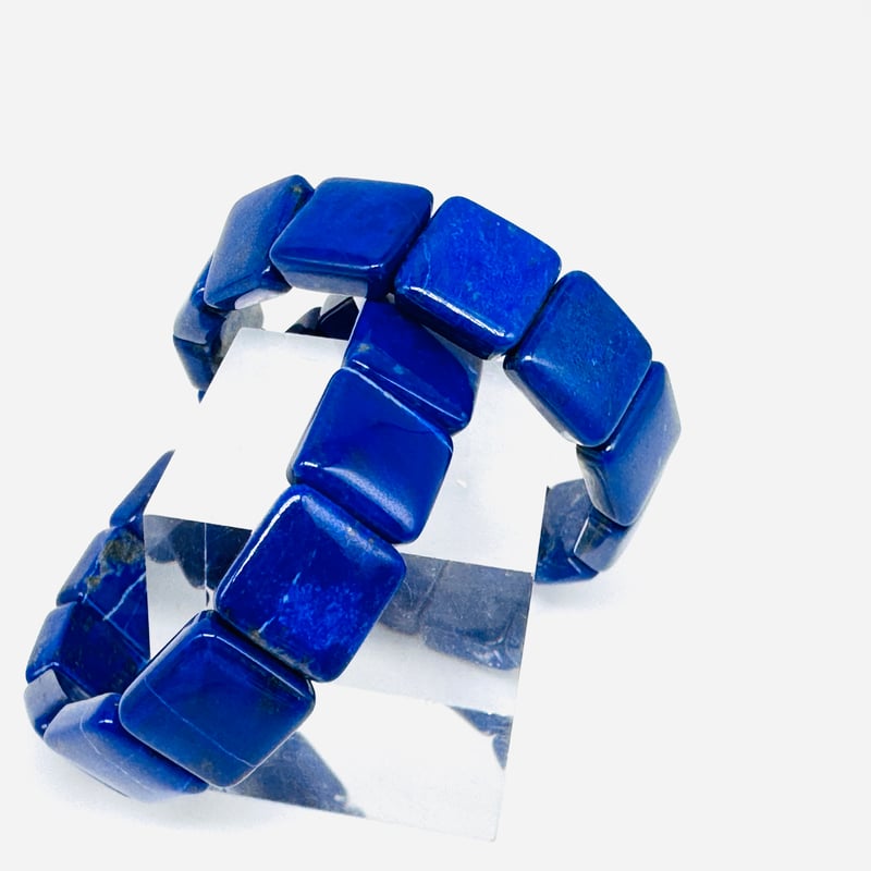 ラピスラズリスクエアバングル | Harmonie Stone