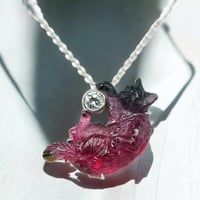 【jewelry】ねこちゃんダイヤネックレス