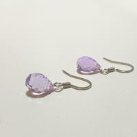 ローズアメジストのピアス