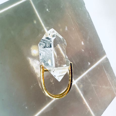 K18オイルインクォーツペンダントトップ