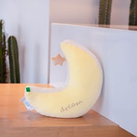 黄色のお月　クッション