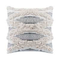 Boho トライバルクッション (ブルー)
