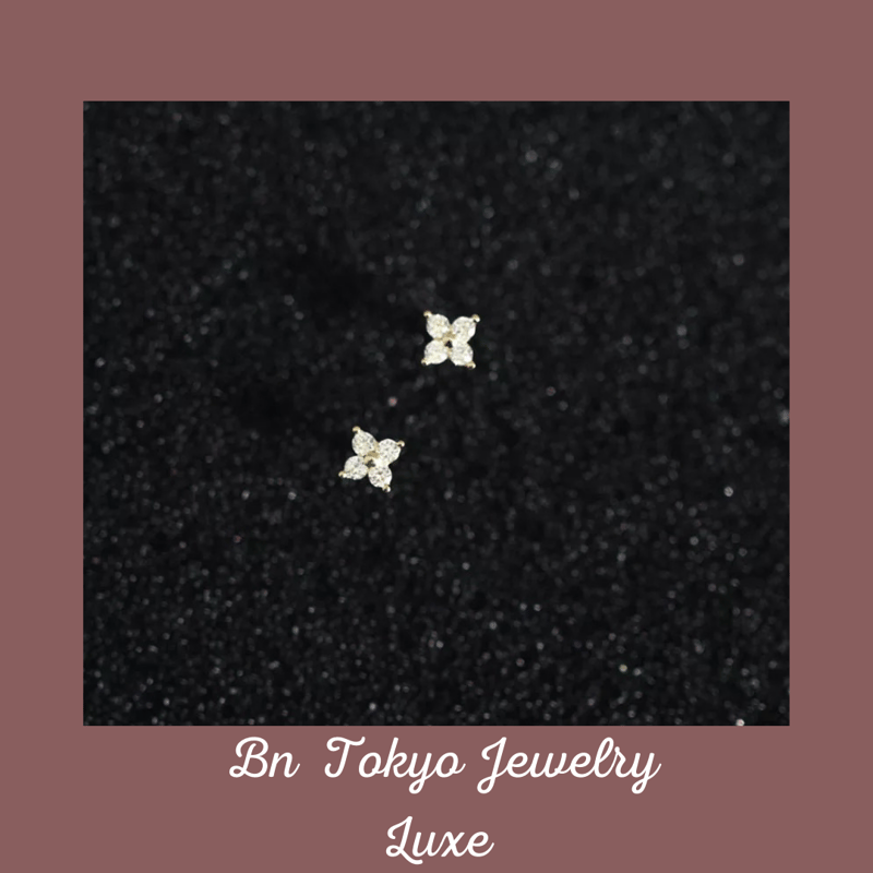 Emily【エミリー】K14ピアス | BN TOKYO Jewelry