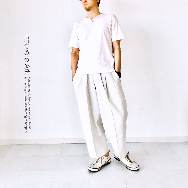 メンズ【men's】《ブラック色》Herdmans社アイリッシュリネン