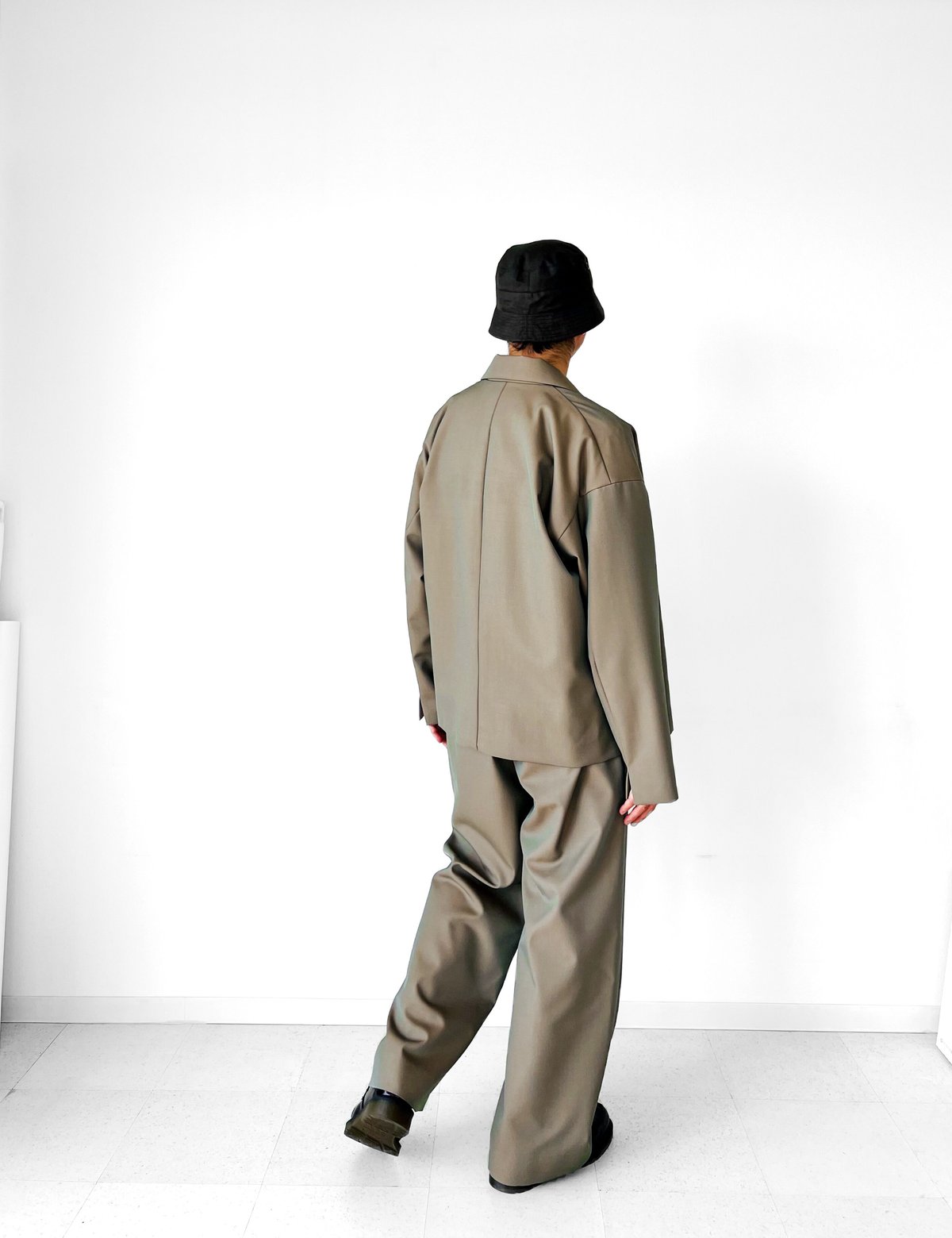 メンズ【men's】最上質ギャバジン素材 セットアップ ジャケット メンズ【men's】最上質ギャバジン素材 セットアップ ジャケット