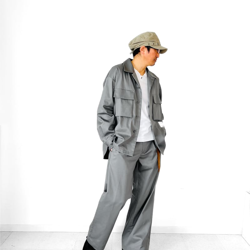 メンズ【men's】ビッグシルエット ドロップショルダー 胸・袖