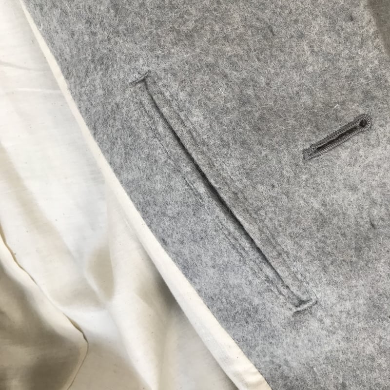 メンズ【men's】最上質ジロンラムウール素材使用 スタンドカラー 比翼