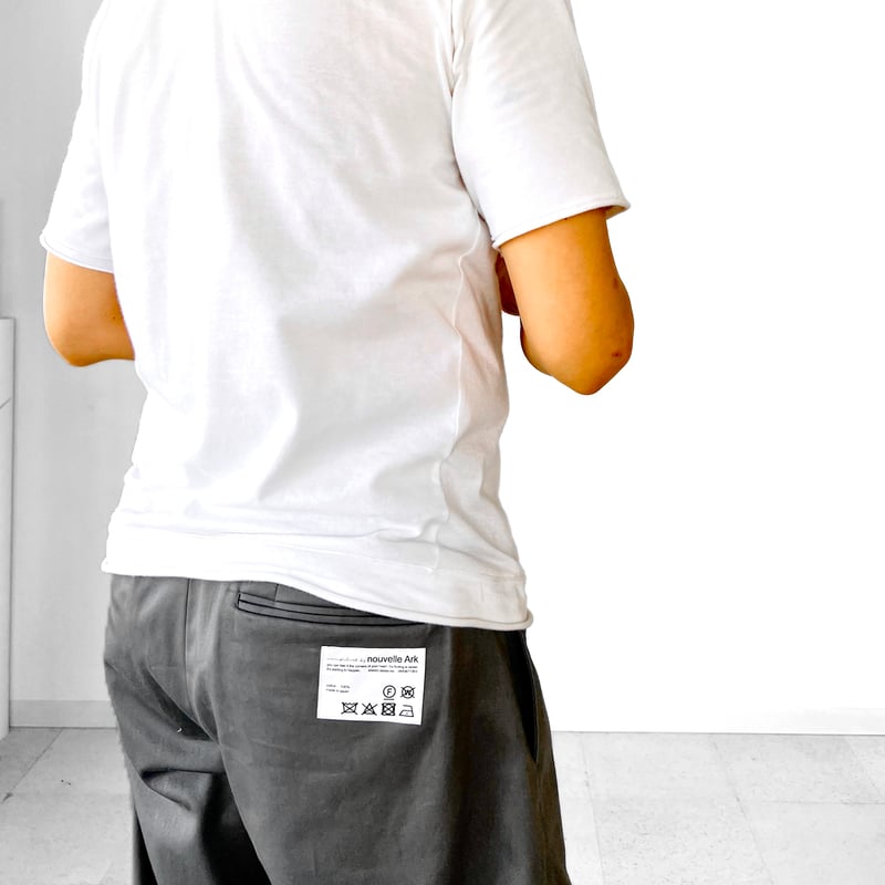 メンズ【men's】ビッグシルエット ドロップショルダー 胸・袖