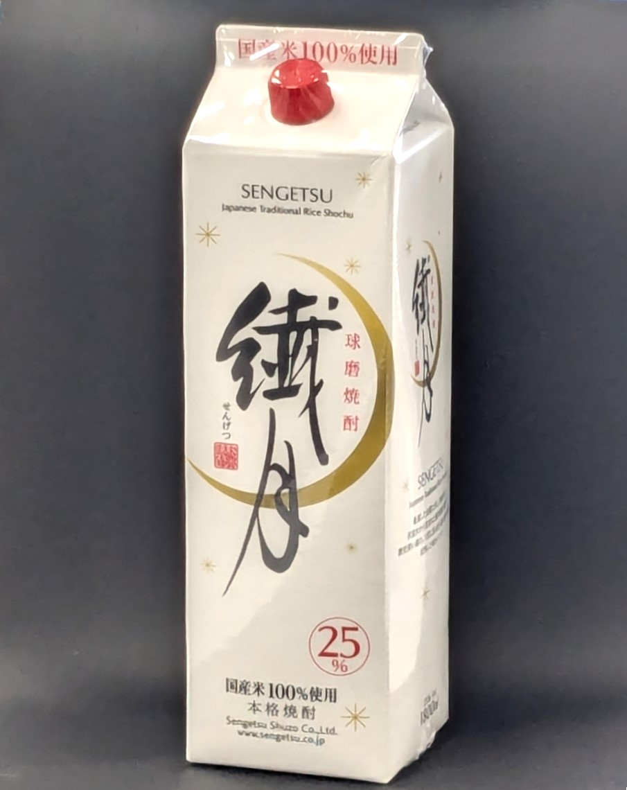 球磨焼酎 繊月 25度 1800㎖ | くまショップ「球磨川亭」 球磨焼酎 繊月 25度 1800㎖ | くまショップ「球磨川亭」