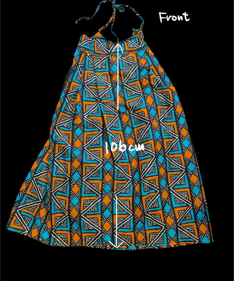 TOFS&VIFS的アフリカン柄ロングワンピース | TOFS&VIFS