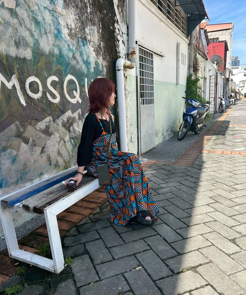 TOFS&VIFS的アフリカン柄ロングワンピース | TOFS&VIFS