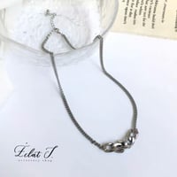 ◉センターアクセントチェーンネックレス◉