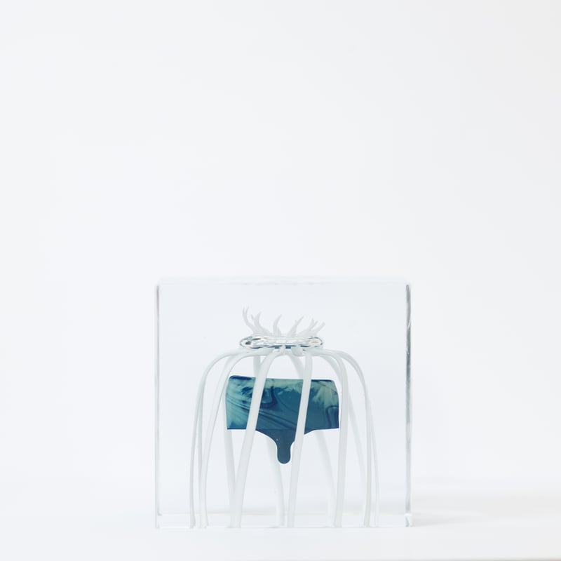 iittala Oiva Toikka Cubes Annual Cube 1990 | no