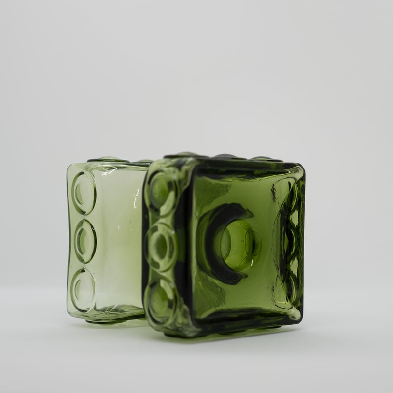 SOLD】Riihimäen Lasi Kehra Vase Mサイズ リーヒマエンラシ 花