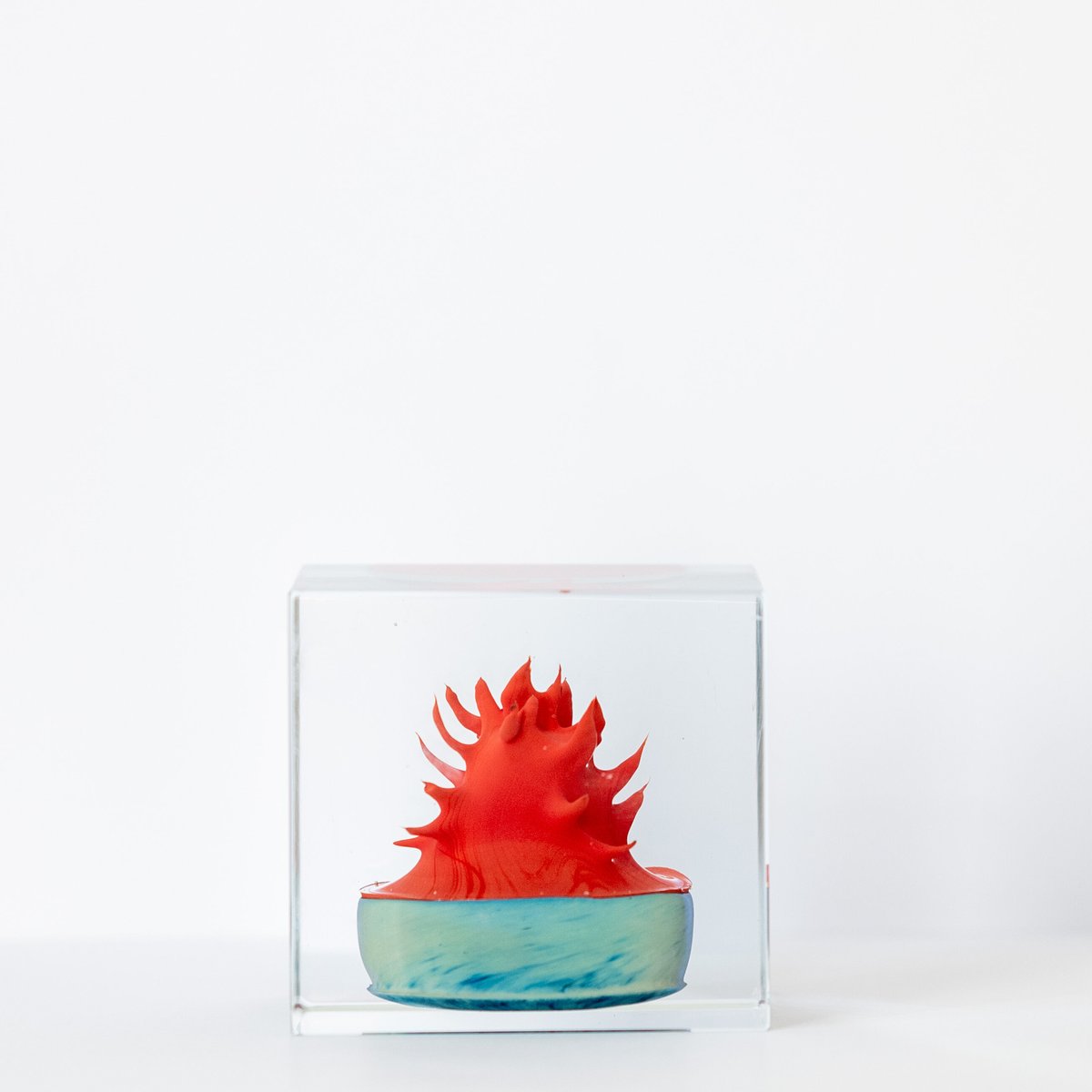 工芸品  oiva toikka Annual Cube 1991 Annual Cube 1991 Oiva Toikka Vuosikuutio Nuutajärvi Finland – Damsténs