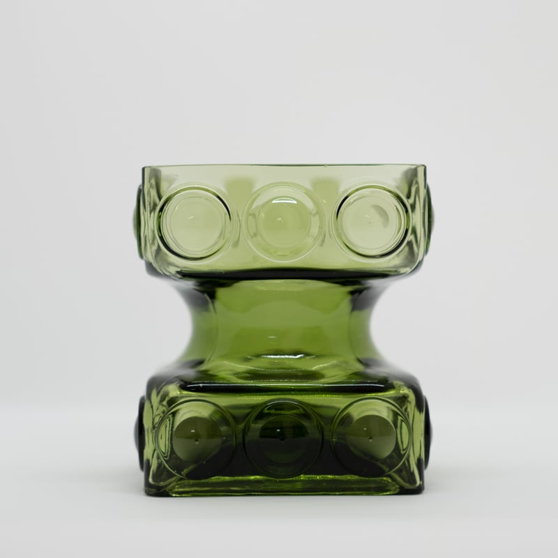 SOLD】Riihimäen Lasi Kehra Vase Mサイズ リーヒマエンラシ 花