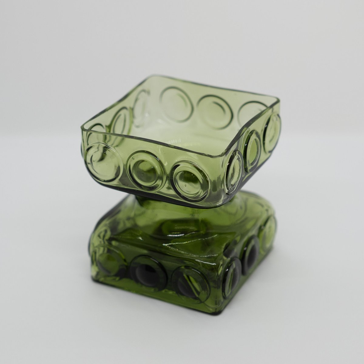 SOLD】Riihimäen Lasi Kehra Vase Mサイズ リーヒマエンラシ 花