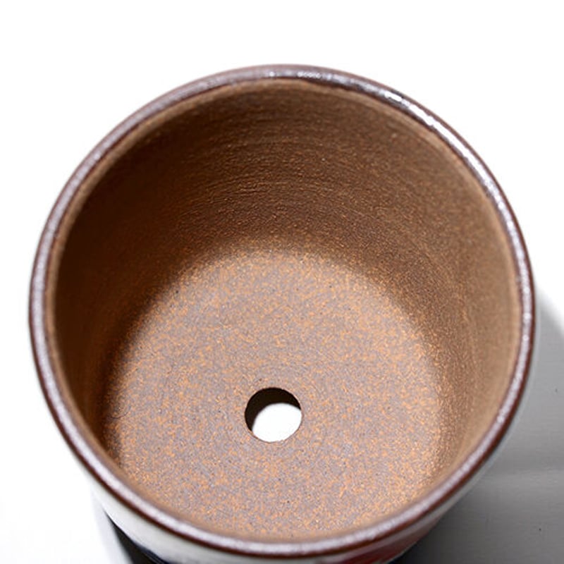 やちむん 沖縄の植木鉢 多肉植物】 やちむんオリジナル鉢 藤岡香奈子作