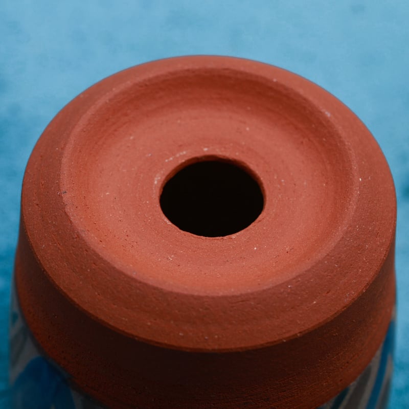 やちむん 沖縄の植木鉢】やちむんオリジナル鉢 陶芸宮城作 登り