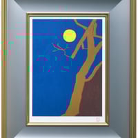 熊谷守一「蕎麦畑」ｼﾙｸｽｸﾘｰﾝ | 柳ケ瀬画廊オンラインストア