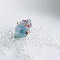 人魚の雫リング(スワロフスキー使用)