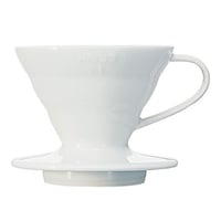 HARIO (ハリオ) V60 透過 コーヒードリッパー 01 セラミック ホワイト コーヒードリップ 1~2杯用 VDC-01W