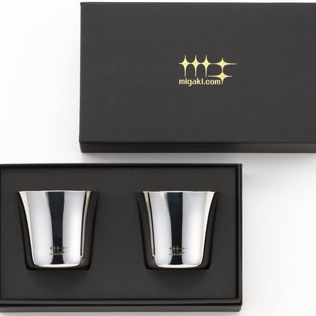 ヨシカワ 日本製 ぐい呑み 金メッキ仕上げ 100ml 磨き屋シンジケート YJ2535 2個セット