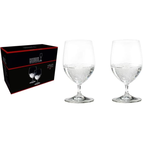 [正規品] RIEDEL リーデル ウォーター グラス ペアセット ヴィノム ウォーター 350ml 6416/02
