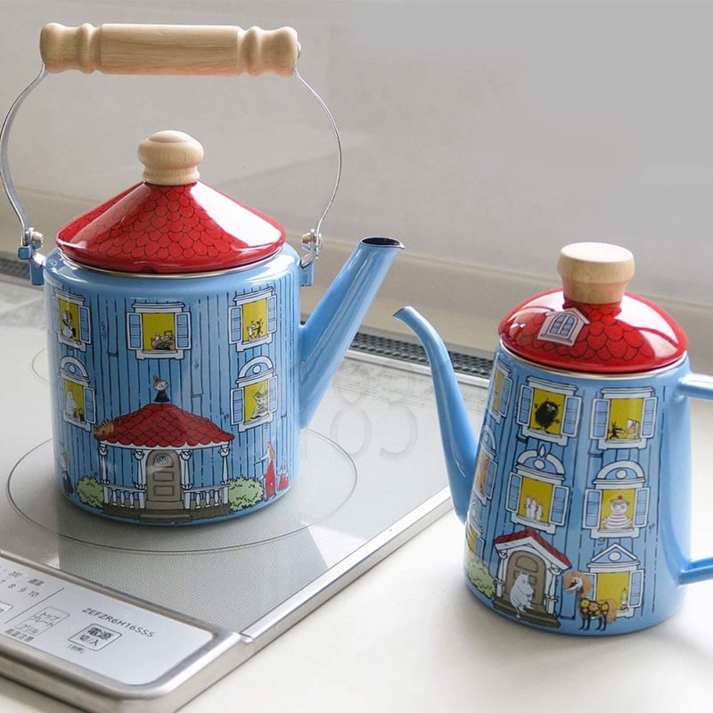オールドファームハウス⭐️ホーロー FLOUR缶 ブルー Amazon
