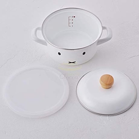 ミッフィー フェイス IH（電磁調理器）対応 キャセロール15cm （ポリ蓋付き）MFF-15W
